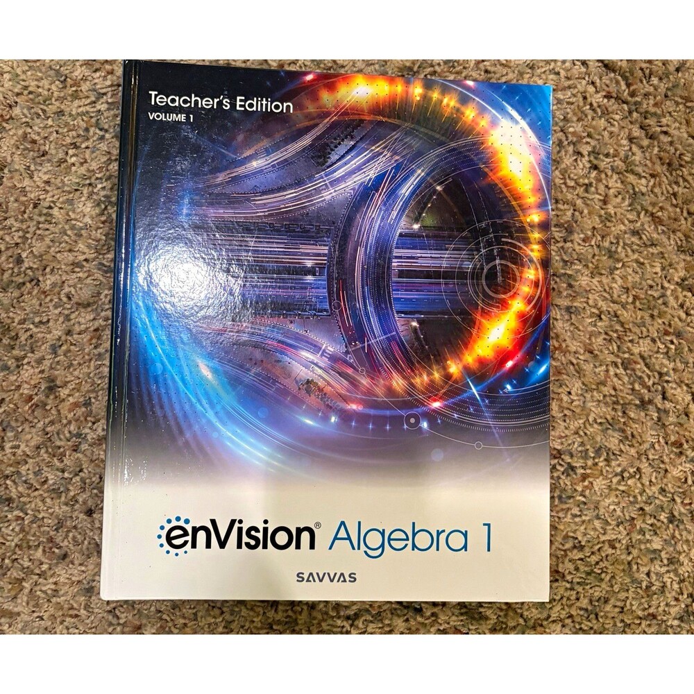 Savvas enVision Algebra 1 Teacher's Edition Vol 1 Hardcover Textbook